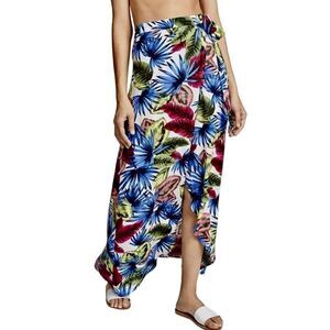 L*Space Whitney Electric Palm Beach Wrap Skirt
